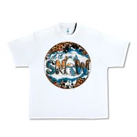 White Let It Snow Urban Heavy Tee - RanaPortraitStore