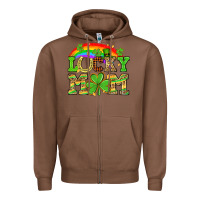 Chestnut One lucky mom St. Patricks Day Zipper Hoodie - Neo Western