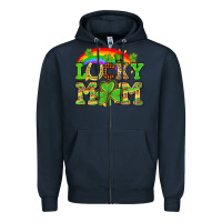 Navy One lucky mom St. Patricks Day Zipper Hoodie - Neo Western