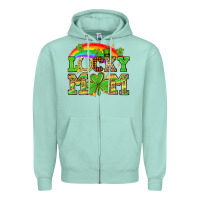 Seafoam One lucky mom St. Patricks Day Zipper Hoodie - Neo Western