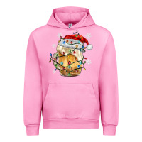 Fuchsia Pink christmas beer Urban Hoodie - MaliasSmallBusiness