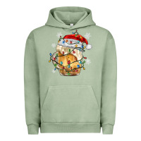 Pigment Oil Green christmas beer Urban Hoodie - MaliasSmallBusiness