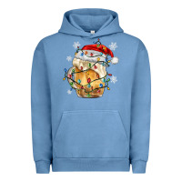Pigment Pebble Blue christmas beer Urban Hoodie - MaliasSmallBusiness