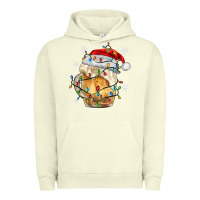 Pigment Pistachio christmas beer Urban Hoodie - MaliasSmallBusiness