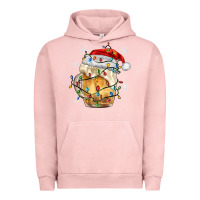 Pigment Salmon christmas beer Urban Hoodie - MaliasSmallBusiness