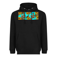 Black skeleton coffee and coffee plants 11 oz Heavyweight Hoodie - Artiststas