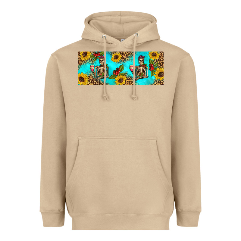 Skeleton Coffee And Coffee Plants 11 Oz Heavyweight Hoodie by Artiststas | Teevron