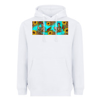 White skeleton coffee and coffee plants 11 oz Heavyweight Hoodie - Artiststas