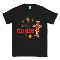 Black merry christmas cross Classic Tee - RanaPortraitStore