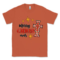Copper merry christmas cross Classic Tee - RanaPortraitStore