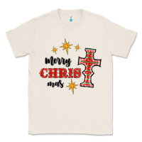 Natural merry christmas cross Classic Tee - RanaPortraitStore