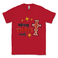 Red merry christmas cross Classic Tee - RanaPortraitStore