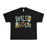 Western Wild Soul With Sunflowers Urban Heavy Tee | Teevron