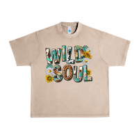 French Oak western wild soul with sunflowers Urban Heavy Tee - texasbilliewilder