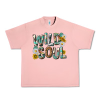 Salmon western wild soul with sunflowers Urban Heavy Tee - texasbilliewilder