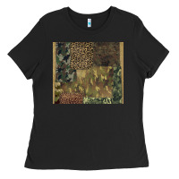 Black camouflage leopard patches Ladies Tee - BarkalooDesign