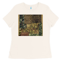 Bone camouflage leopard patches Ladies Tee - BarkalooDesign