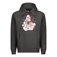 Charcoal Heather boo jee valentine Premium Hoodie - MaliasSmallBusiness