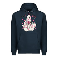 Navy boo jee valentine Premium Hoodie - MaliasSmallBusiness