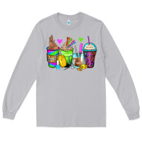 Moon Dust nail art coffee cups Long Sleeve Tee - Zillion Design Studio