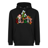 Black believe christmas and santa Heavyweight Hoodie - AdoDesignShop
