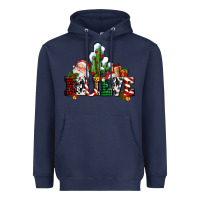 Navy believe christmas and santa Heavyweight Hoodie - AdoDesignShop