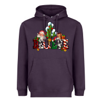 Plum believe christmas and santa Heavyweight Hoodie - AdoDesignShop