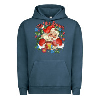 Pigment Midnight Navy mexican santa Urban Hoodie - MaliasSmallBusiness
