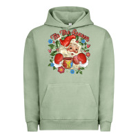 Pigment Oil Green mexican santa Urban Hoodie - MaliasSmallBusiness