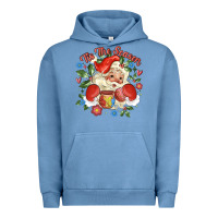 Pigment Pebble Blue mexican santa Urban Hoodie - MaliasSmallBusiness