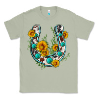 Matcha cowhide sunflower horseshoe Classic Tee - Zillion Design Studio
