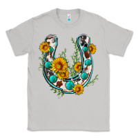 Moon Dust cowhide sunflower horseshoe Classic Tee - Zillion Design Studio