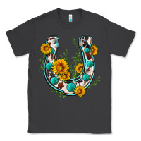 Smoke cowhide sunflower horseshoe Classic Tee - Zillion Design Studio