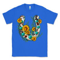 True Royal cowhide sunflower horseshoe Classic Tee - Zillion Design Studio