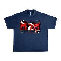 Navy mom volleyball Urban Heavy Tee - Zillion Design Studio