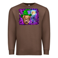 Chestnut highland cow halloween Premium Sweatshirt - JahusDesignShop