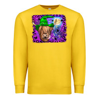 Lemon highland cow halloween Premium Sweatshirt - JahusDesignShop