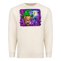 Sandshell highland cow halloween Premium Sweatshirt - JahusDesignShop