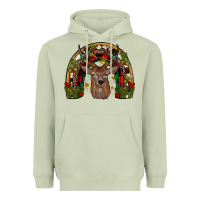 Matcha deer rainbow Heavyweight Hoodie - JahusDesignShop