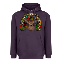 Plum deer rainbow Heavyweight Hoodie - JahusDesignShop