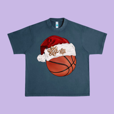 Christmas Sports Urban Heavy Tee Designed By Barkaloodesign