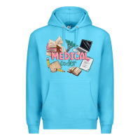Ocean Blue medical codler Premium Hoodie - MaliasSmallBusiness