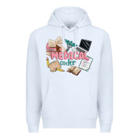 White medical codler Premium Hoodie - MaliasSmallBusiness