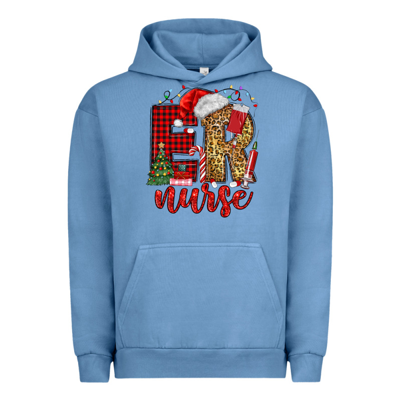 Er Nurse Christmas Urban Hoodie by MaliasSmallBusiness | Teevron