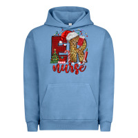 Pigment Pebble Blue er nurse christmas Urban Hoodie - MaliasSmallBusiness