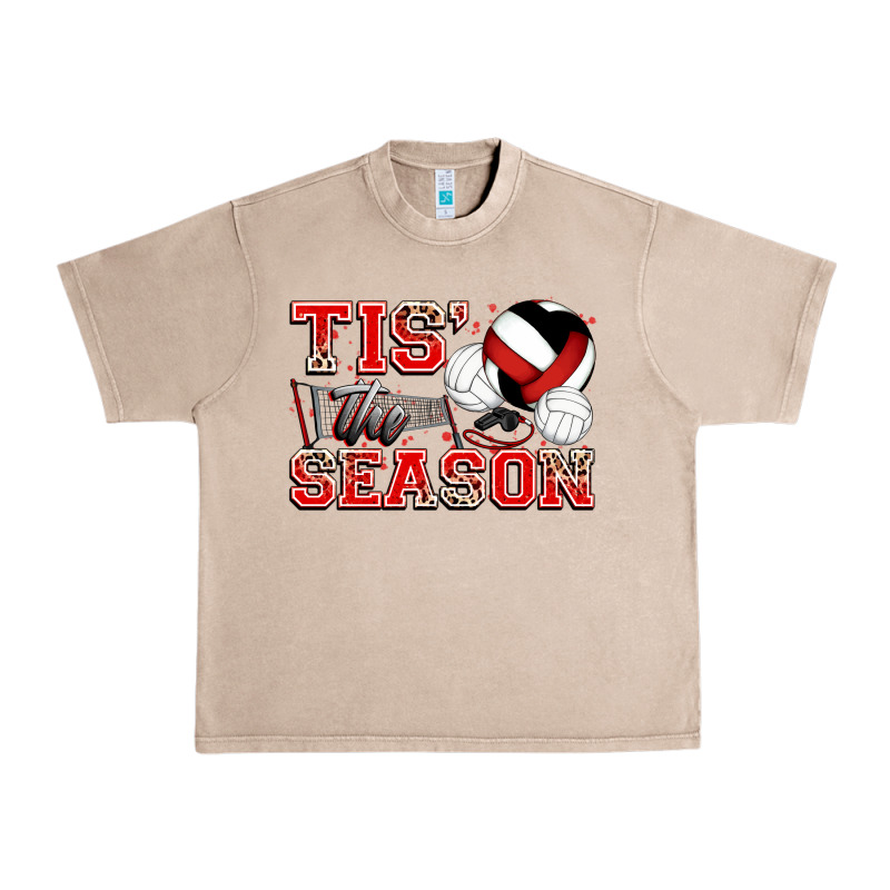 Tis' The Season Volleyball Urban Heavy Tee by Zillion Design Studio | Teevron