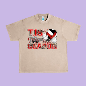 Tis' The Season Volleyball Urban Heavy Tee Designed By Zillion Design Studio