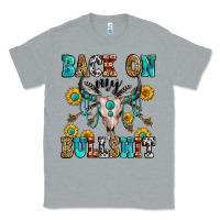Heather Grey back on my bullshit Classic Tee - Zillion Design Studio