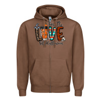 Chestnut for the love of halloween Zipper Hoodie - CowhideDigitalArt