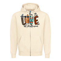 Sandshell for the love of halloween Zipper Hoodie - CowhideDigitalArt